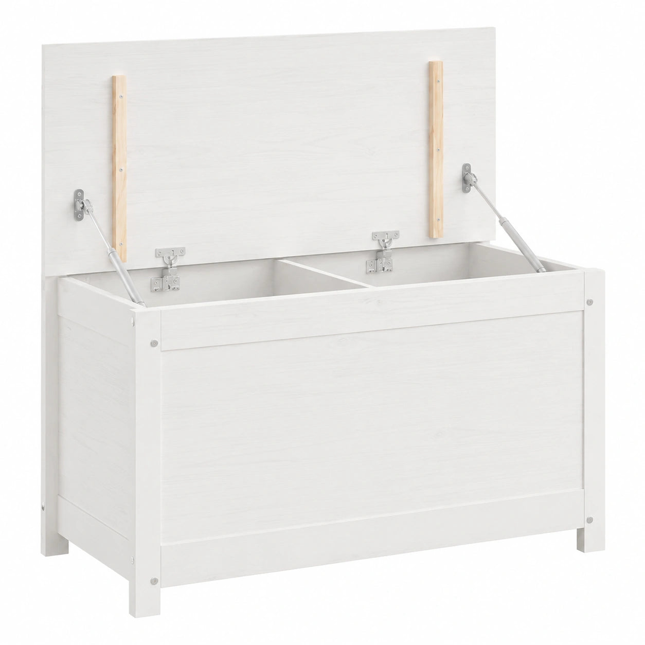 Multifunktionale Kiefernholzbank 80x41x77 cm, Weiß – Für Esszimmer, Küche und Schlafzimmer