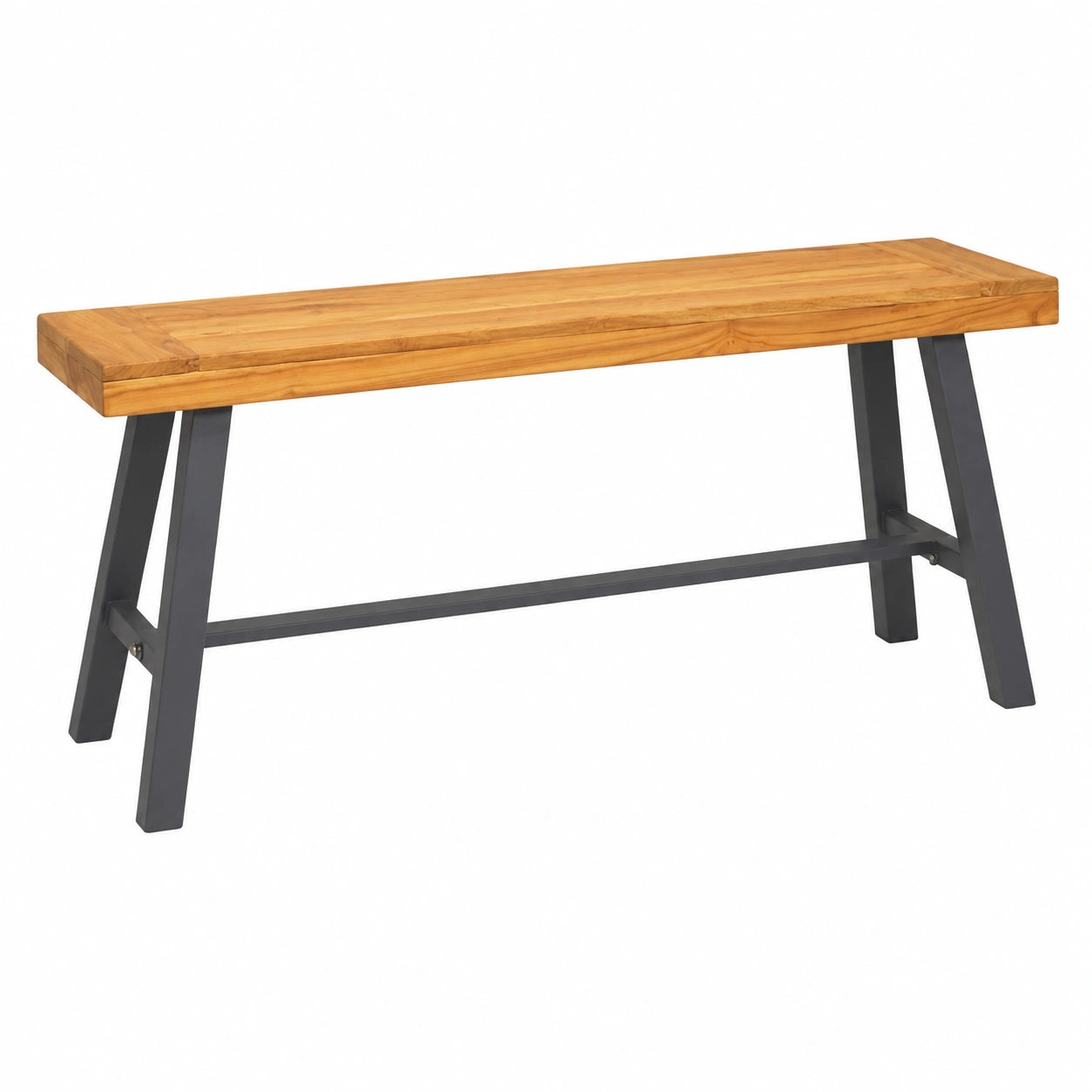 Teakholz Bank für Esszimmer und Küche, 110 cm Massivholz